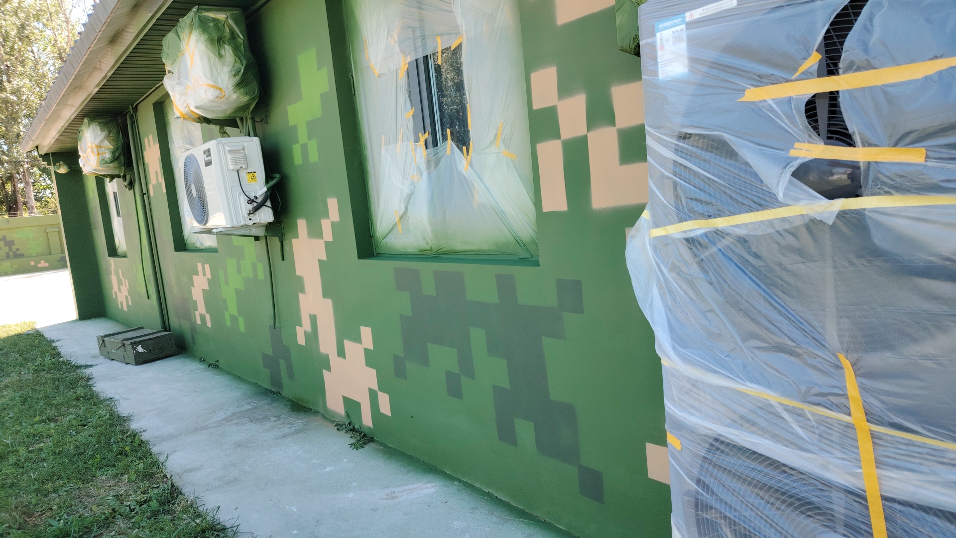 金华外墙迷彩漆施工多少钱 伪装迷彩漆  